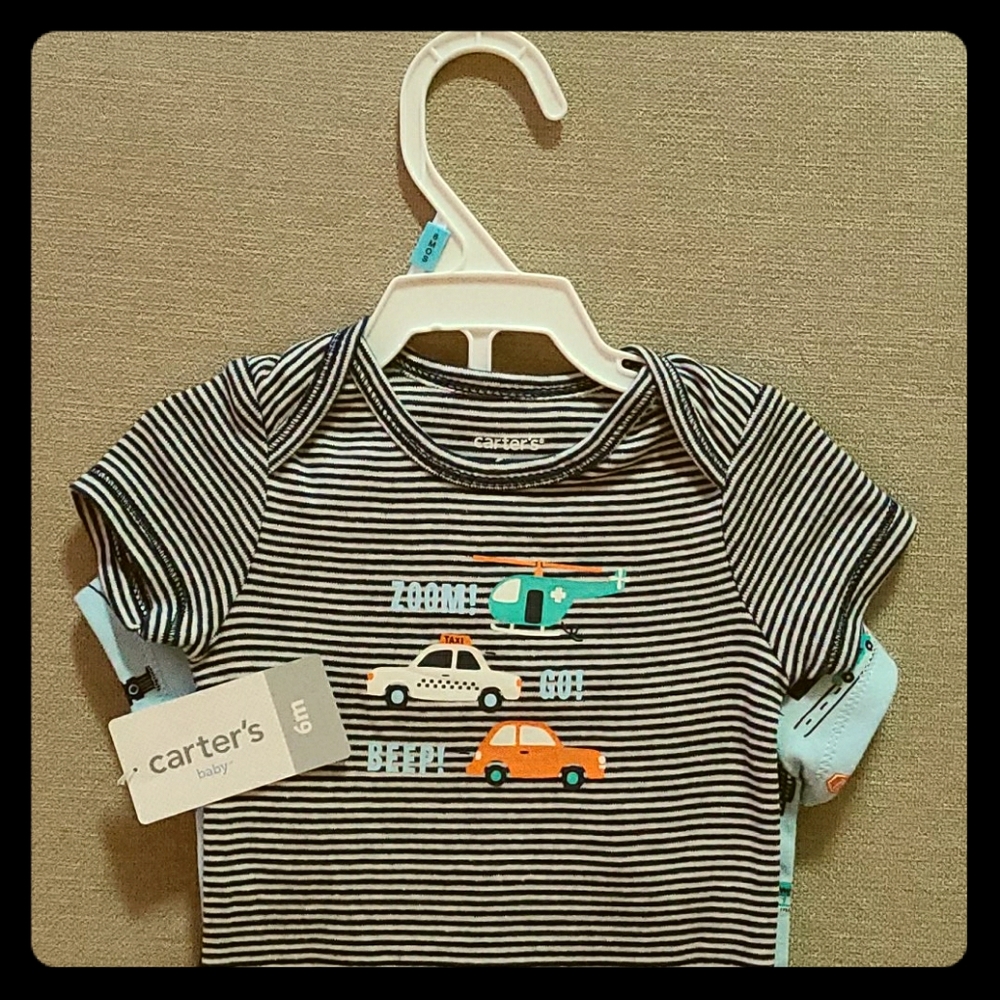 Carter's 6m 3 piece set NWT